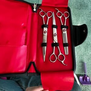 Kenchii scorpion 3 shear set with case